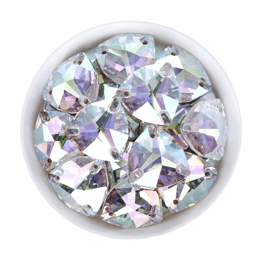 Crystal Transmission Trilliant Shape High Quality Glass Sew-on Rhinestones WholesaleRhinestone Main image
