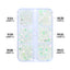 Mixed Sizes 6 Grid Box Aurora Pink Green Unfoiled Glass FlatBack Rhinestones For Nail Art WholesaleRhinestone