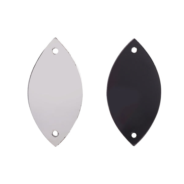 Navette  Shape Multi Colors Acrylic Sew-on Mirror For Dance Costume WholesaleRhinestone