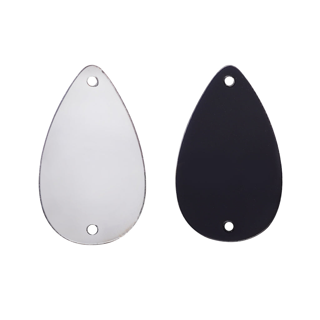 Drop Shape Multi Colors Acrylic Sew-on Mirror For Dance Costume WholesaleRhinestone