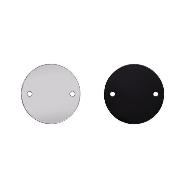Round  Shape Multi Colors Acrylic Sew-on Mirror For Dance Costume WholesaleRhinestone