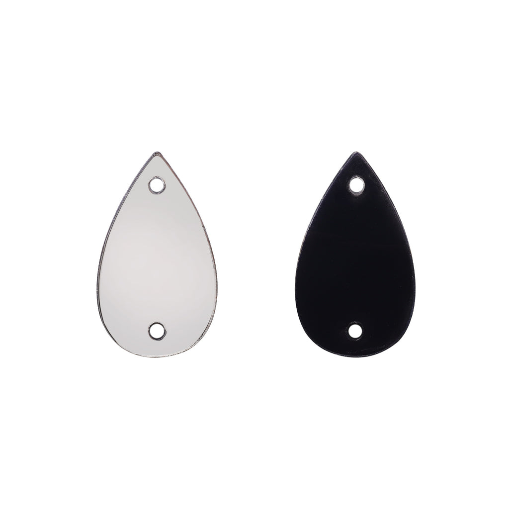 Drop Shape Multi Colors Acrylic Sew-on Mirror For Dance Costume WholesaleRhinestone