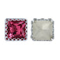 Rose Princess Square Shape High-Quality Glass Sew-on Nest Hollow Claw Rhinestones WholesaleRhinestone