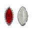Light Siam Navette Shape High-Quality Glass Sew-on Nest Hollow Claw Rhinestones WholesaleRhinestone