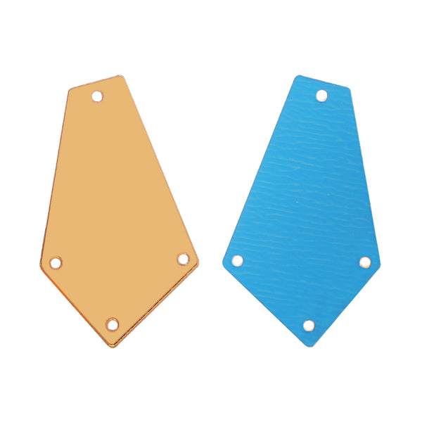 Arrow Shape Multi Colors Acrylic Sew-on Mirror For Dance Costume WholesaleRhinestone