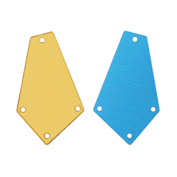 Arrow Shape Multi Colors Acrylic Sew-on Mirror For Dance Costume WholesaleRhinestone