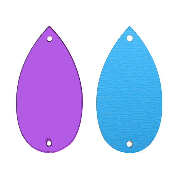 Drop Shape Multi Colors Acrylic Sew-on Mirror For Dance Costume WholesaleRhinestone