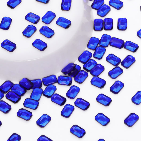 Octagon Shape Sapphire Flat Back Fancy Rhinestones WholesaleRhinestone