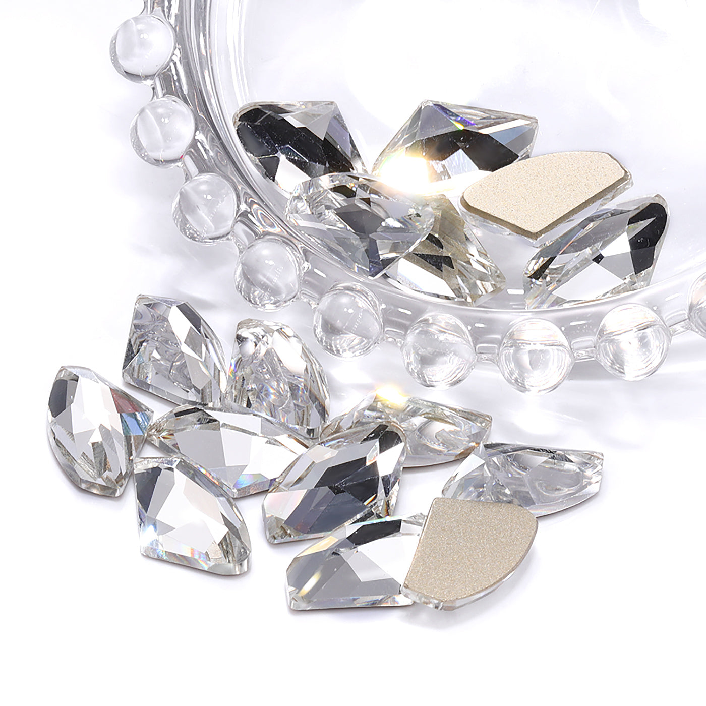 Crystal Galactic Shape High Quality Glass Beveled Flat Back Rhinestones WholesaleRhinestone