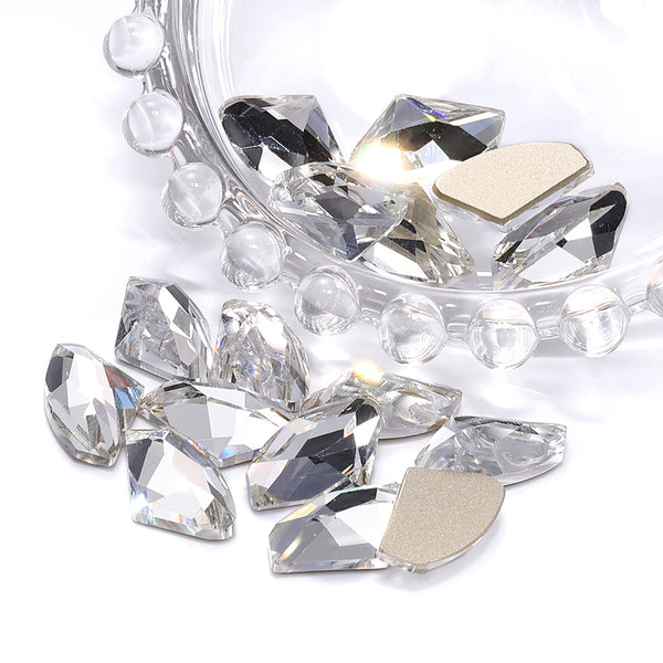 Crystal Galactic Shape High Quality Glass Beveled Flat Back Rhinestones WholesaleRhinestone