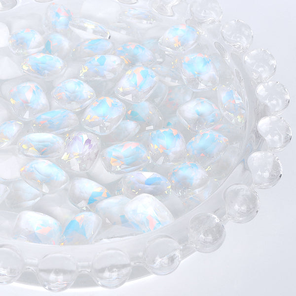 Crystal AM Pillow Shape Glass Pointed Back Fancy Rhinestones WholesaleRhinestone