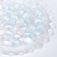 Crystal AM Pillow Shape Glass Pointed Back Fancy Rhinestones