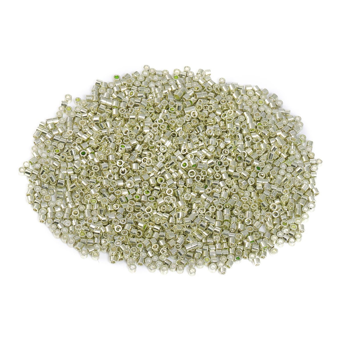 Metallic Chartreuse Luster Color Hight Quality Glass Cylinder Seed Beads 1.6 MM Size JS3009 WholesaleRhinestone