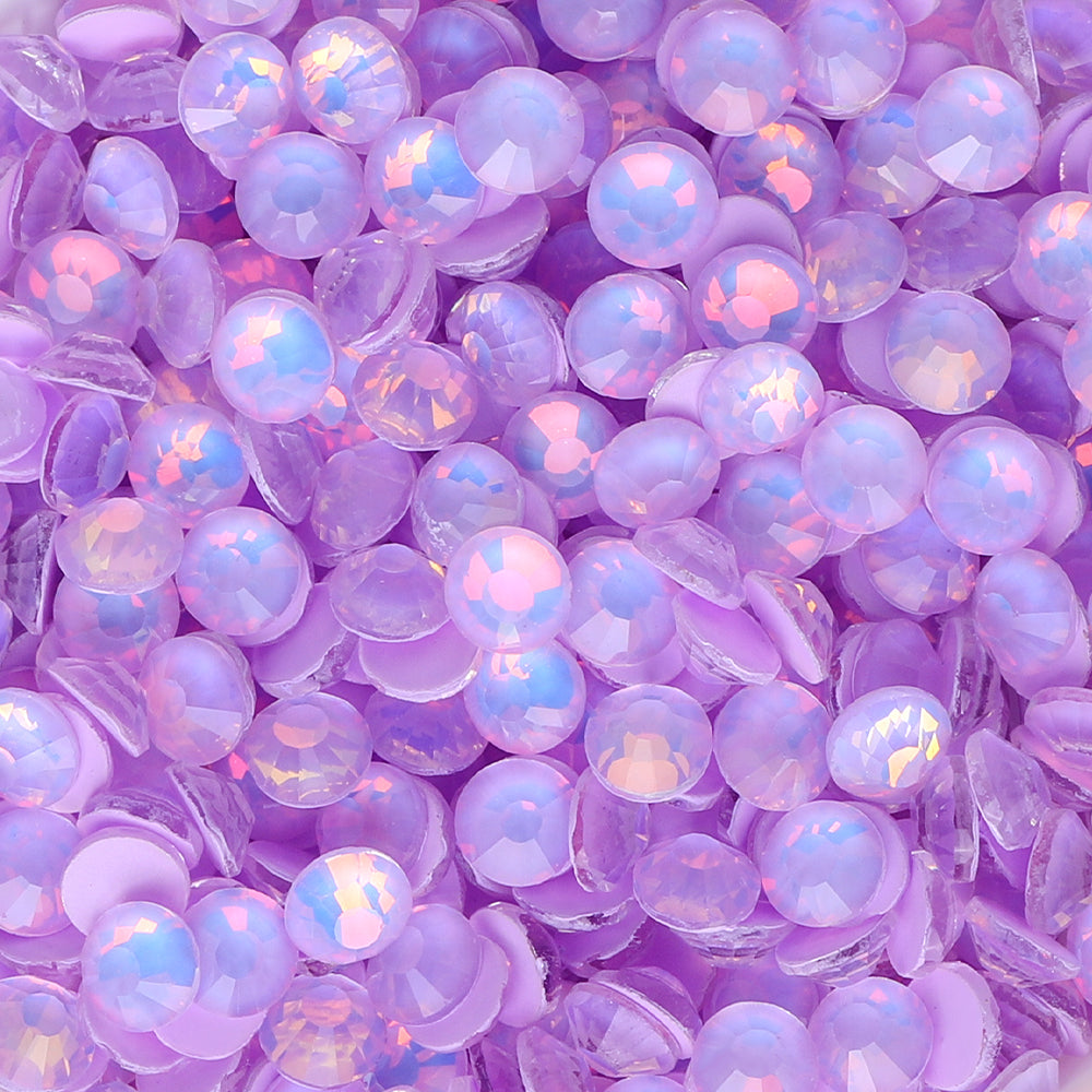 Mocha Opal Lt Purple Glass Flat Back Rhinestones Secondary image