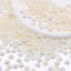 Ivory AB Resin Flat Back Pearls Multi Sizes WholesaleRhinestone