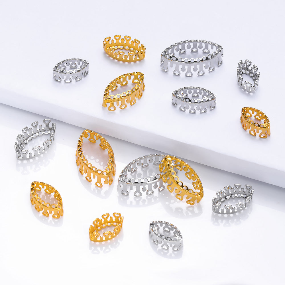 Navette Shape High-Quality Sew-on Nest Hollow Claw For Rhinestone Claw settings WholesaleRhinestone