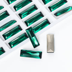 Emerald Princess Baguette Shape High Quality Glass Pointed Back Fancy Rhinestones WholesaleRhinestone