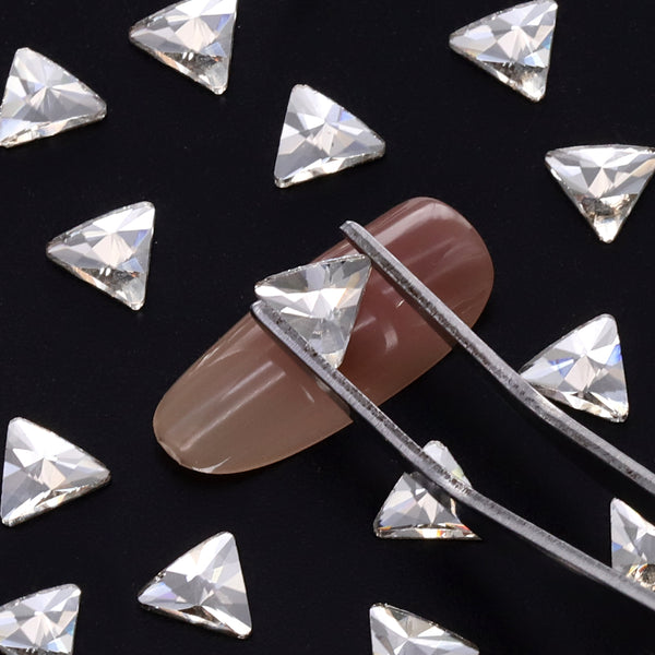 Triangle Shape Crystal Flat Back Fancy Rhinestones WholesaleRhinestone