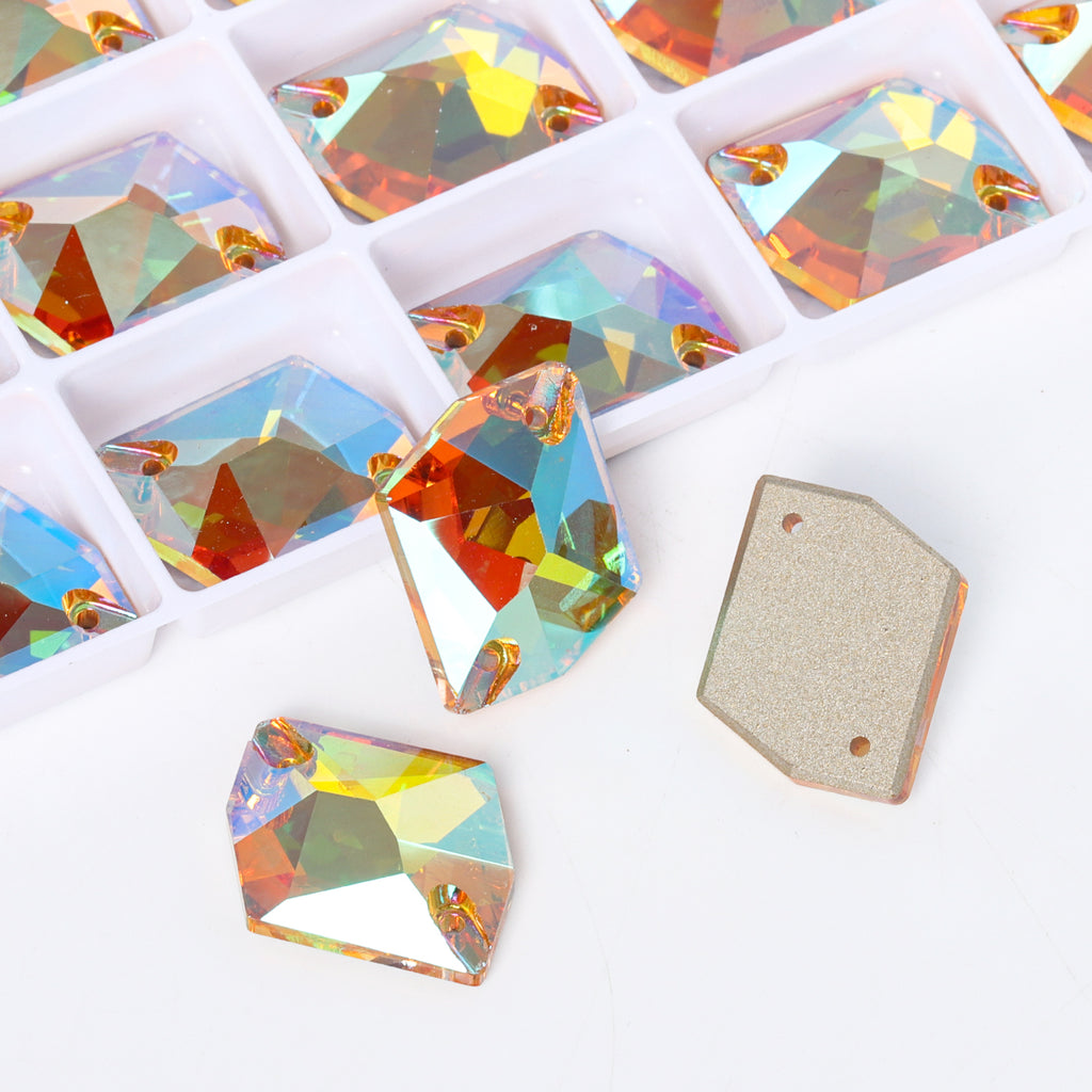 Crystal Sun Cosmic Shape High Quality Glass Sew-on Rhinestones WholesaleRhinestone