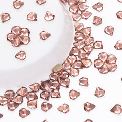 Diamond Shape Champagne Flat Back Fancy Rhinestones WholesaleRhinestone