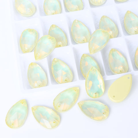 Jonquil AM Drop Shape High Quality Glass Sew-on Rhinestones