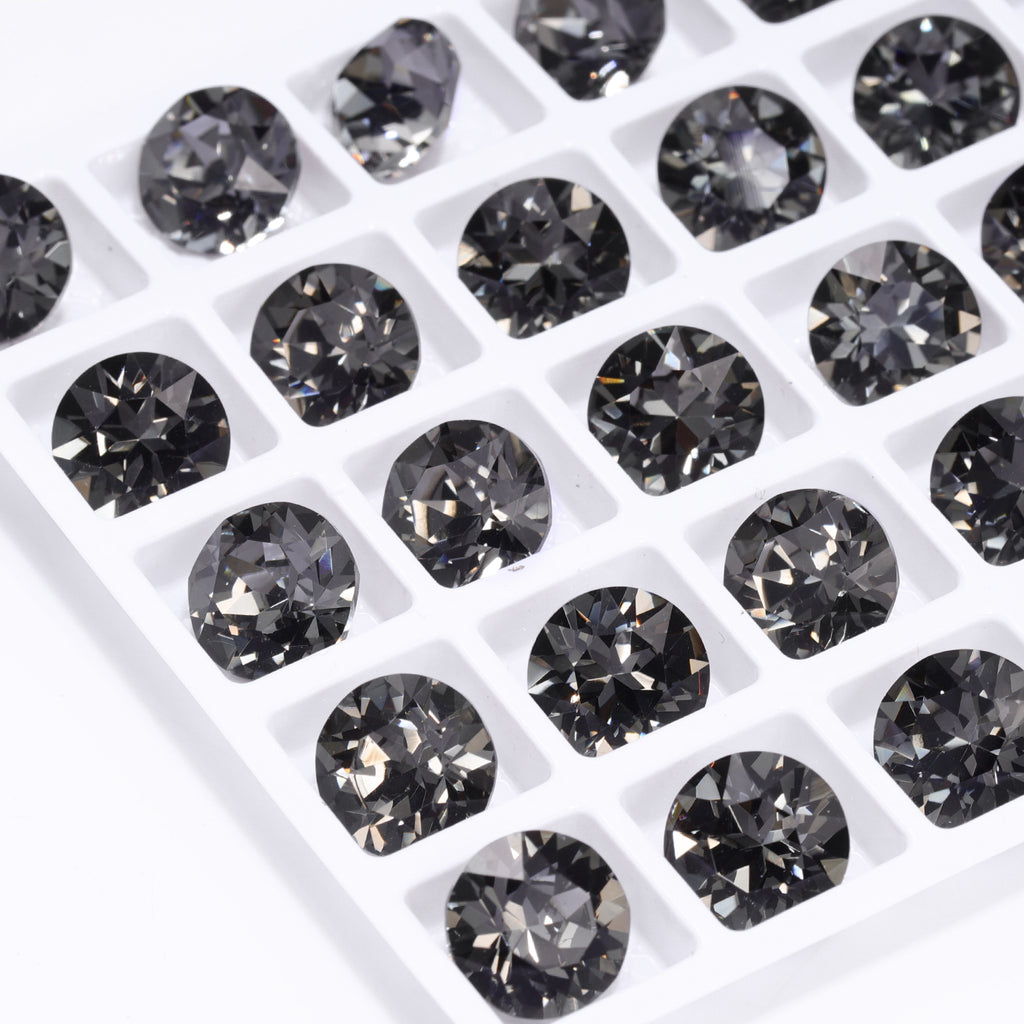 Black Diamond Xirius Chaton a forma di vetro di alta qualità con strass di fantasia