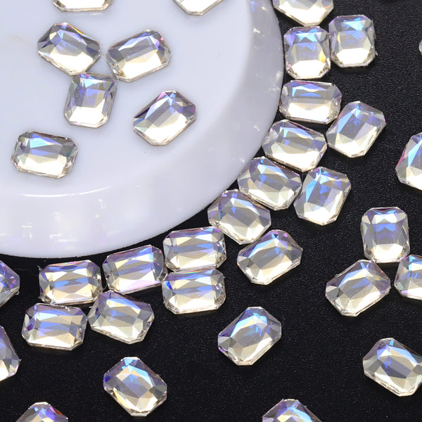 Octagon Shape Blue Moonlight Flat Back Fancy Rhinestones WholesaleRhinestone