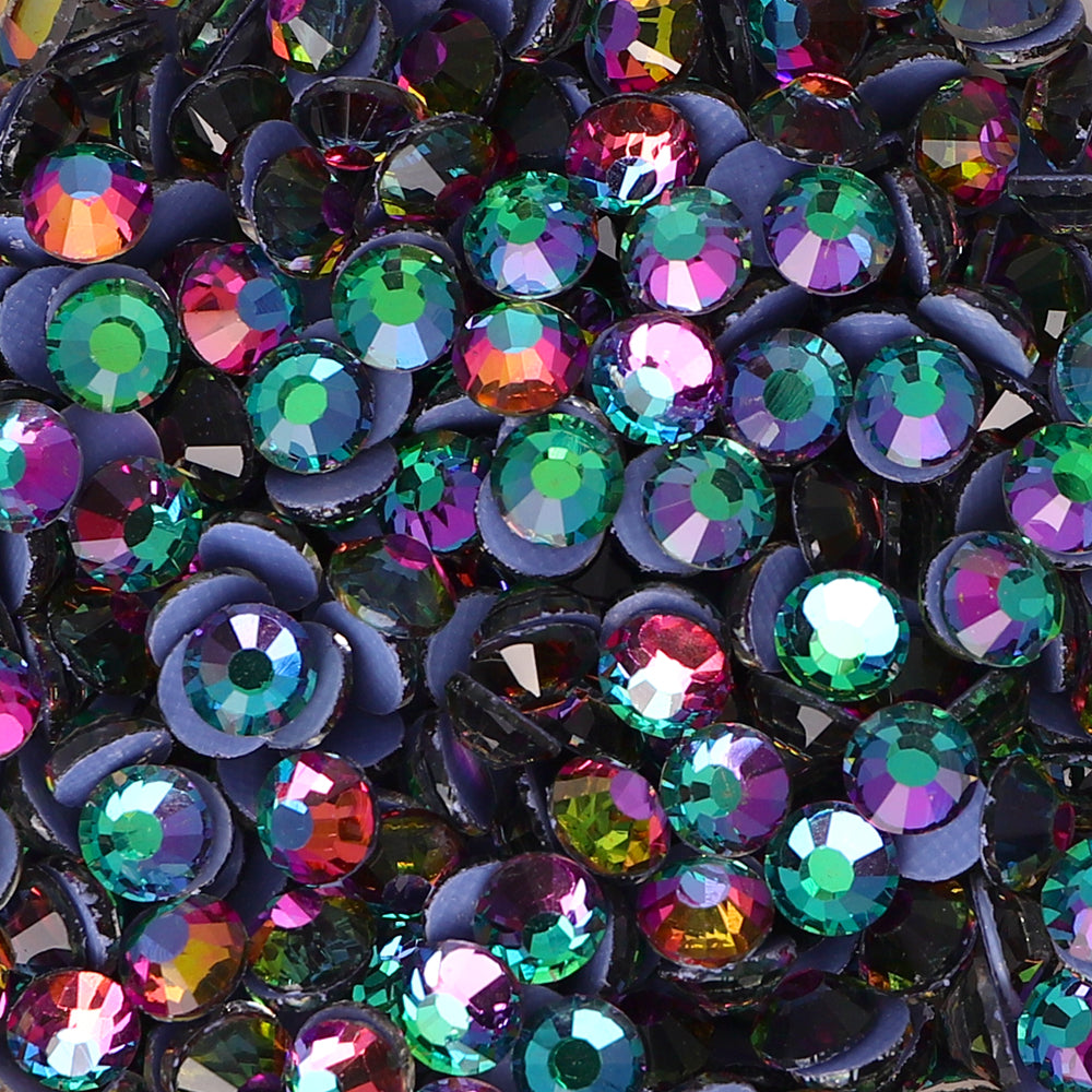 Green Volcano Glass HotFix Rhinestones Secondary image