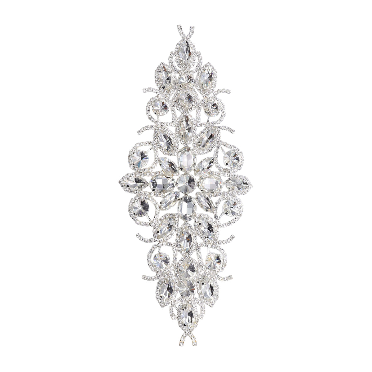 Sew-on Crystal Glass Rhinestone Applique RA427