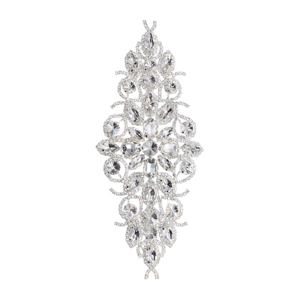Sew-on Crystal Glass Rhinestone Applique RA427