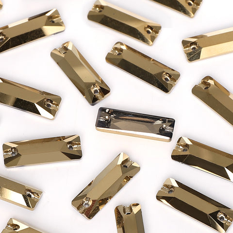 Dorado Cosmic Baguette Shape High Quality Glass Sew-on Rhinestones WholesaleRhinestone Main image