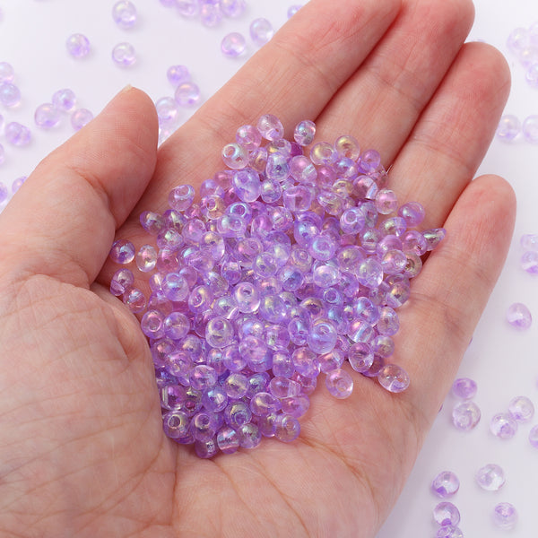Various Colors Transparent AB Drop Shape Glass Seed Beads WholesaleRhinestone