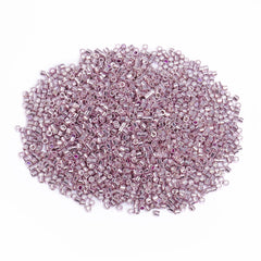 Metallic Light Pink Luster Color Hight Quality Glass Cylinder Seed Beads 1.6 MM Size JS3012