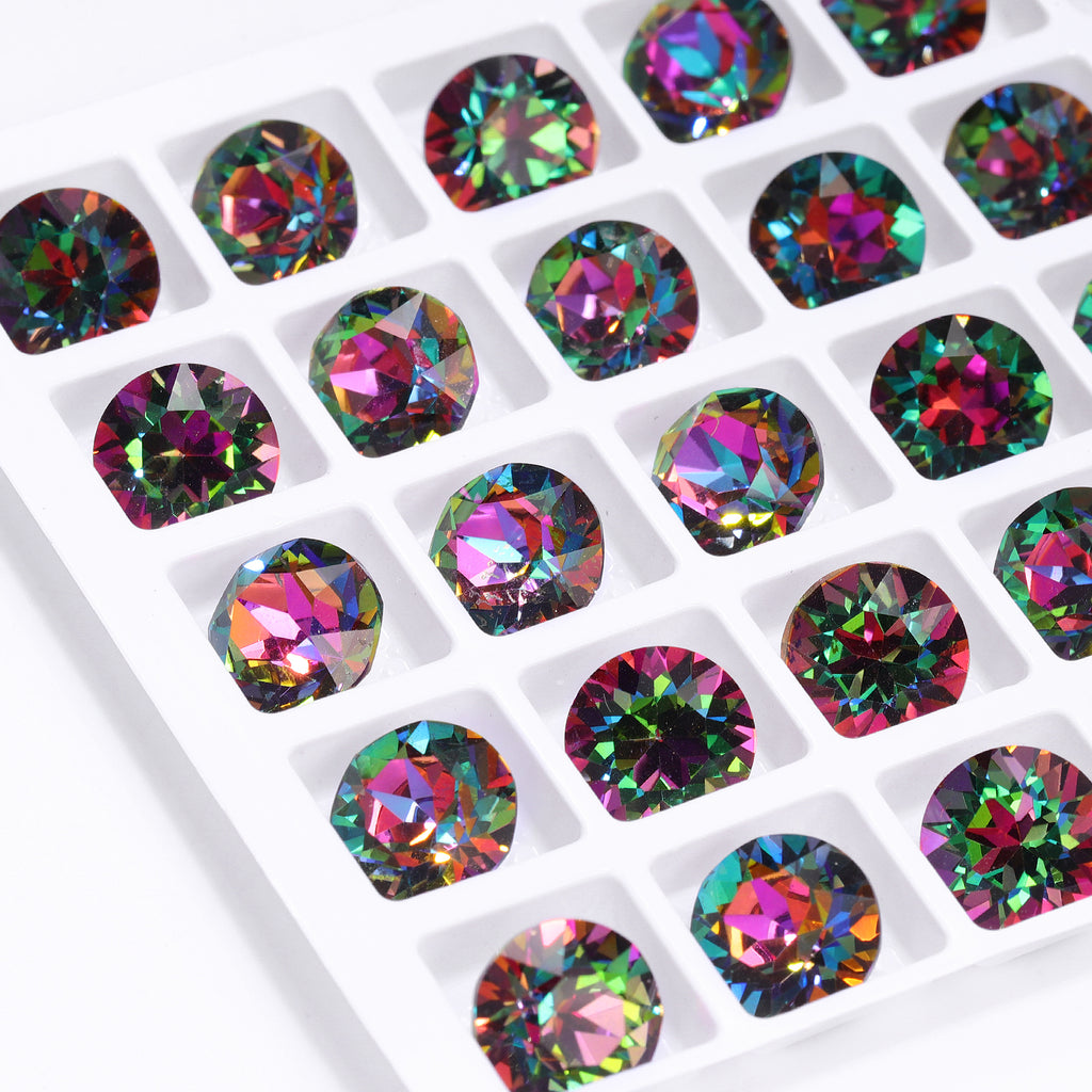 Volcano XIRIUS Chaton Shape High Quality Glass Pointed Back Fancy Rhinestones WholesaleRhinestone