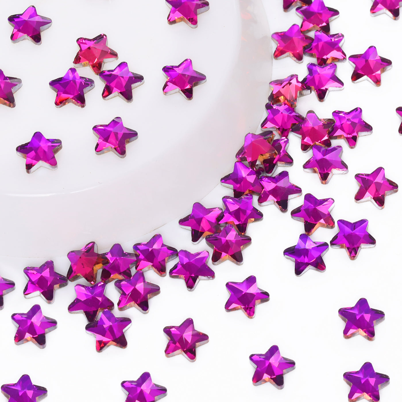Star Shape Purple Volcano Flat Back Fancy Rhinestones Secondary image