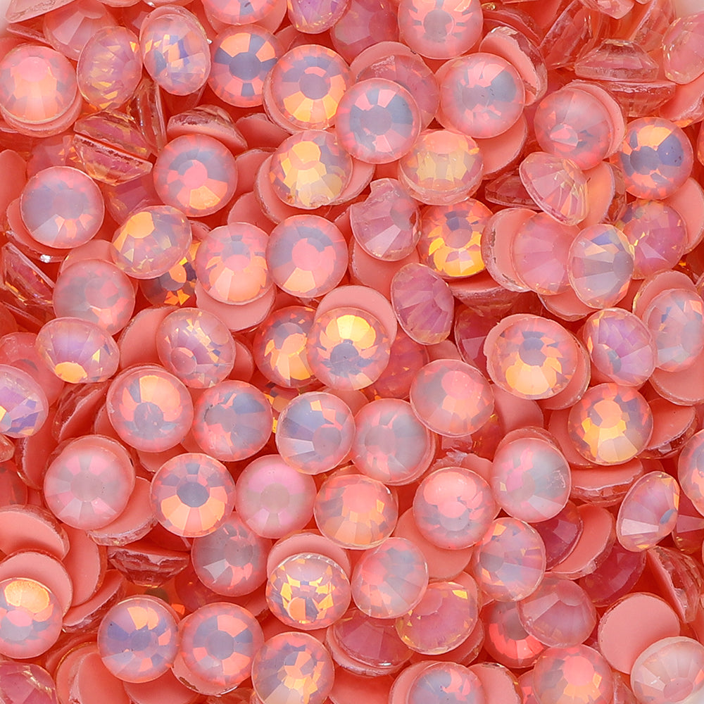 Mokka Opal Korallenriff Glass Flat Rücken -Strasssteine Zweitbild