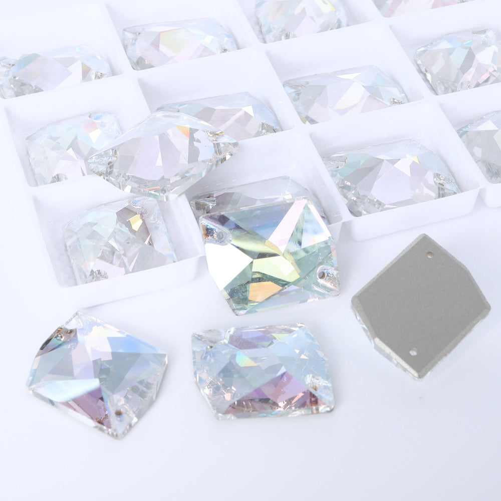 Crystal Transmission Cosmic Shape High Quality Glass Sew-on Rhinestones