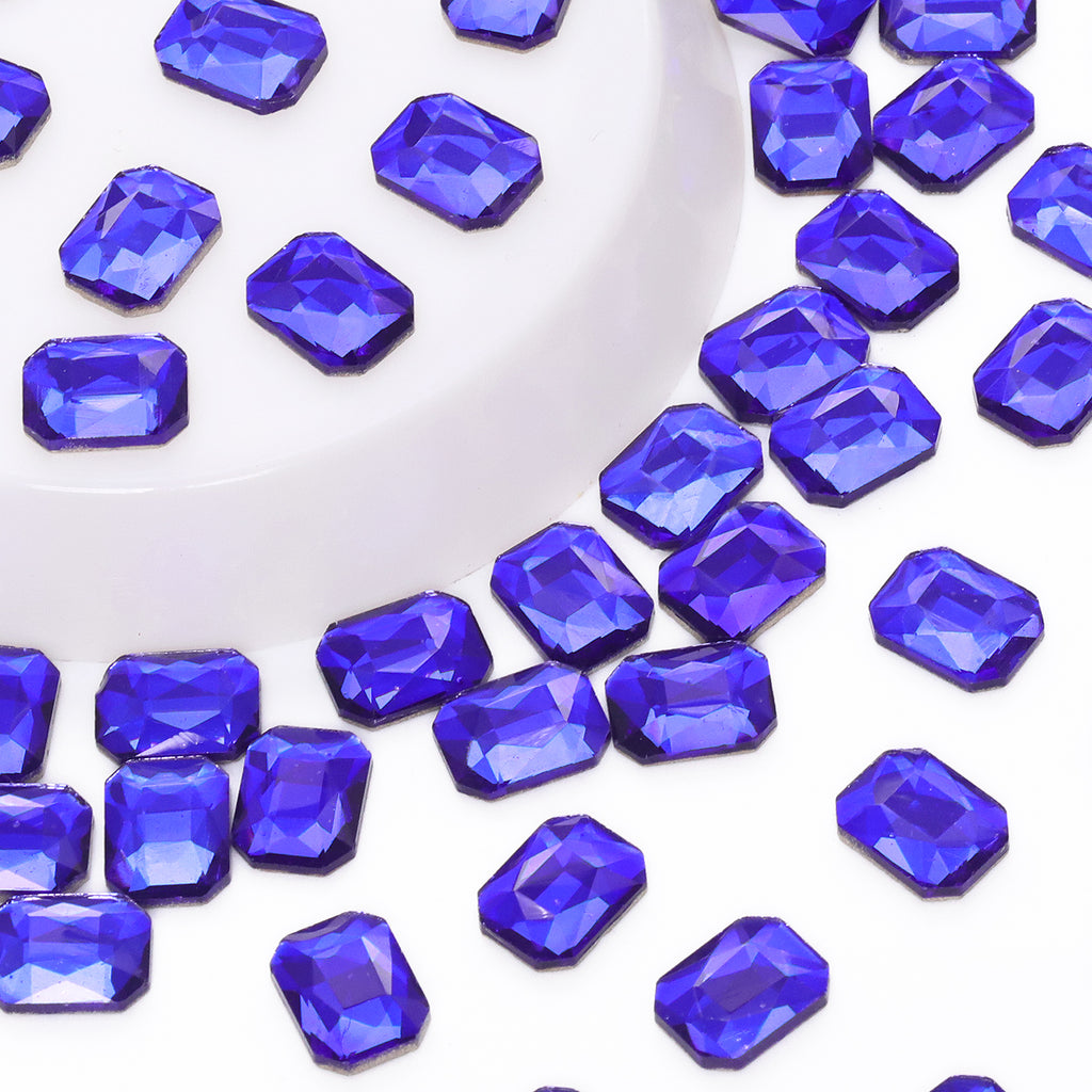Octagon Shape Sapphire Flat Back Fancy Rhinestones WholesaleRhinestone