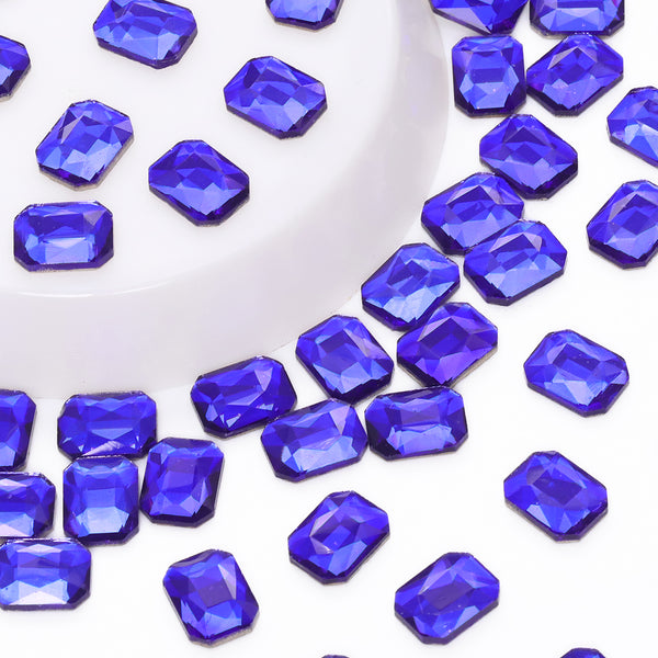 Octagon Shape Sapphire Flat Back Fancy Rhinestones WholesaleRhinestone