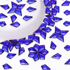Arrow Shape Sapphire Flat Back Fancy Rhinestones