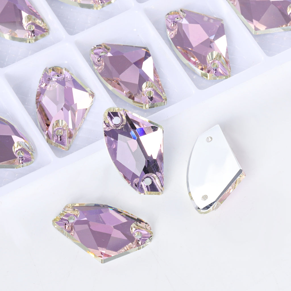 Vitrail Light Galactic Shape High Quality Glass Sew-on Rhinestones WholesaleRhinestone