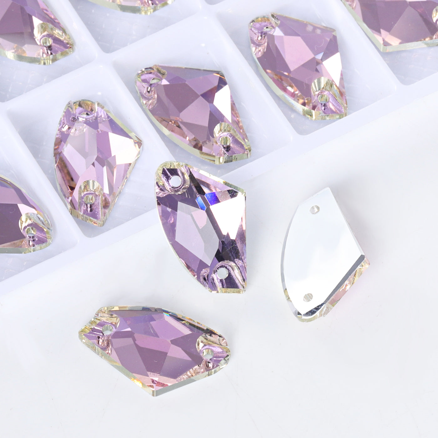 Vitrail Light Galactic Shape High Quality Glass Sew-on Rhinestones WholesaleRhinestone