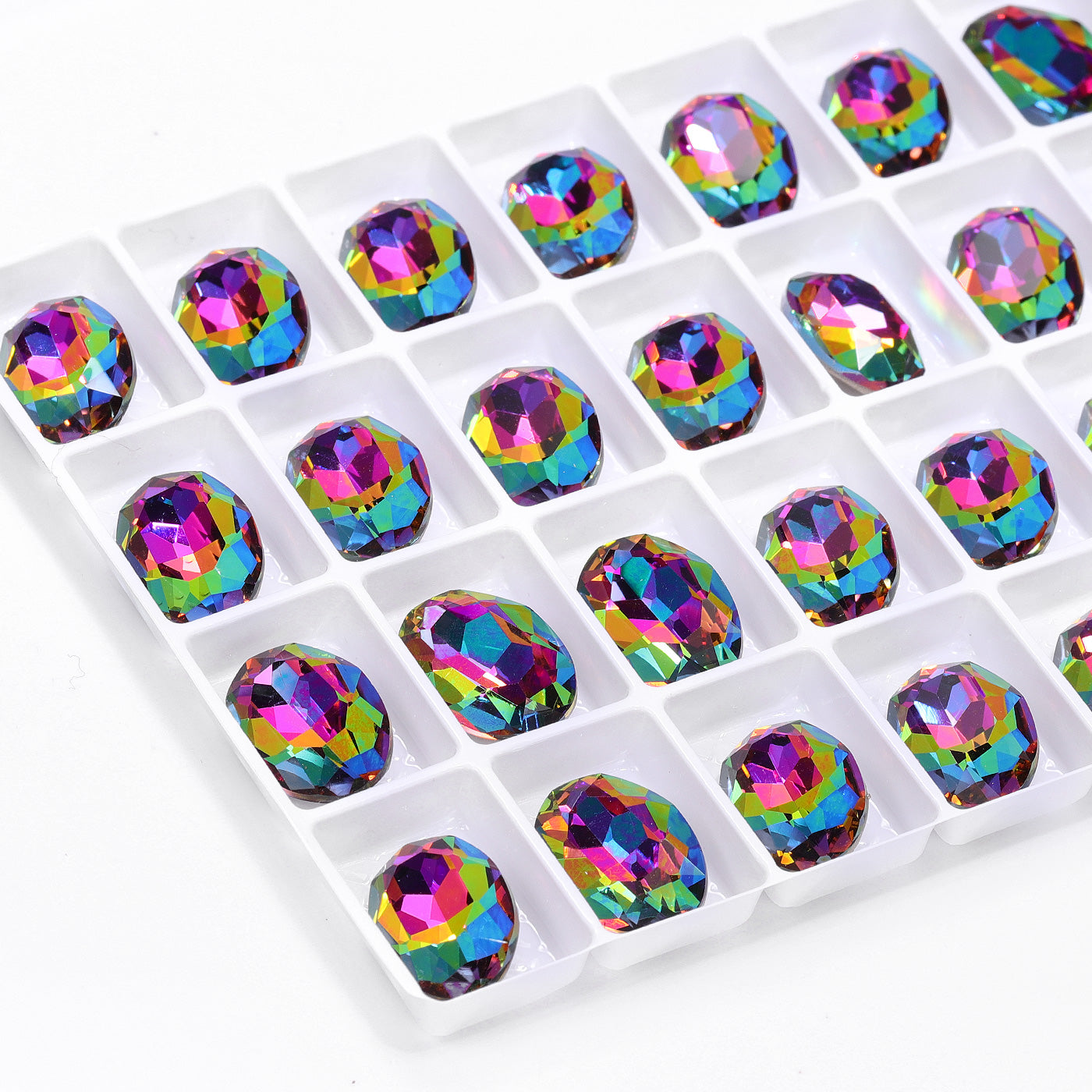 Volcano Oval Shape High Quality Glass Pointed Back Fancy Rhinestones WholesaleRhinestone