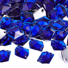 Cosmic Sapphire Resin Sew-on Rhinestones For Dance Costume WholesaleRhinestone