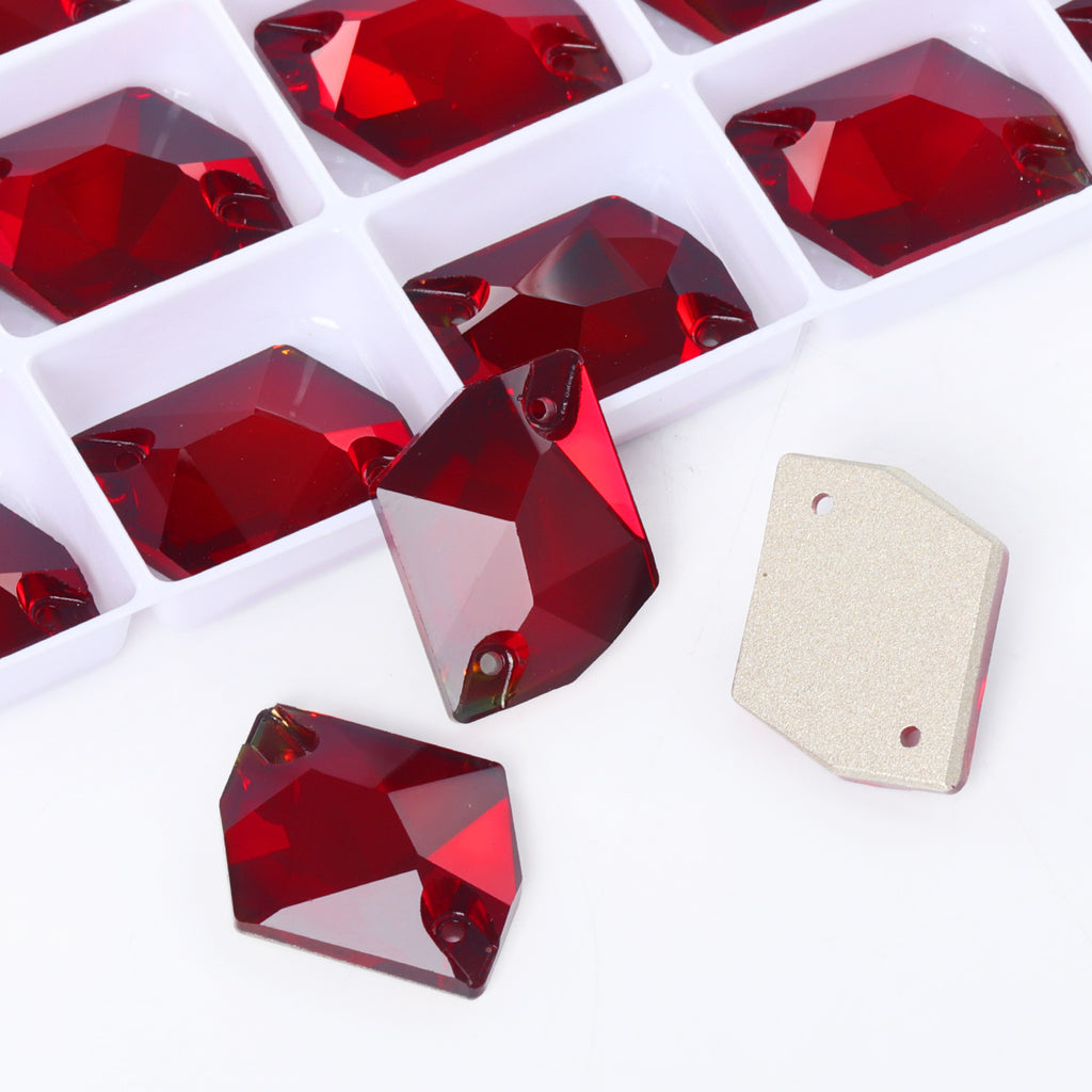 Siam Cosmic Shape High Quality Glass Sew-on Rhinestones WholesaleRhinestone