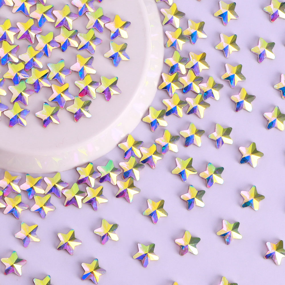 Star Shape Crystal AB Flat Back Fancy Rhinestones WholesaleRhinestone