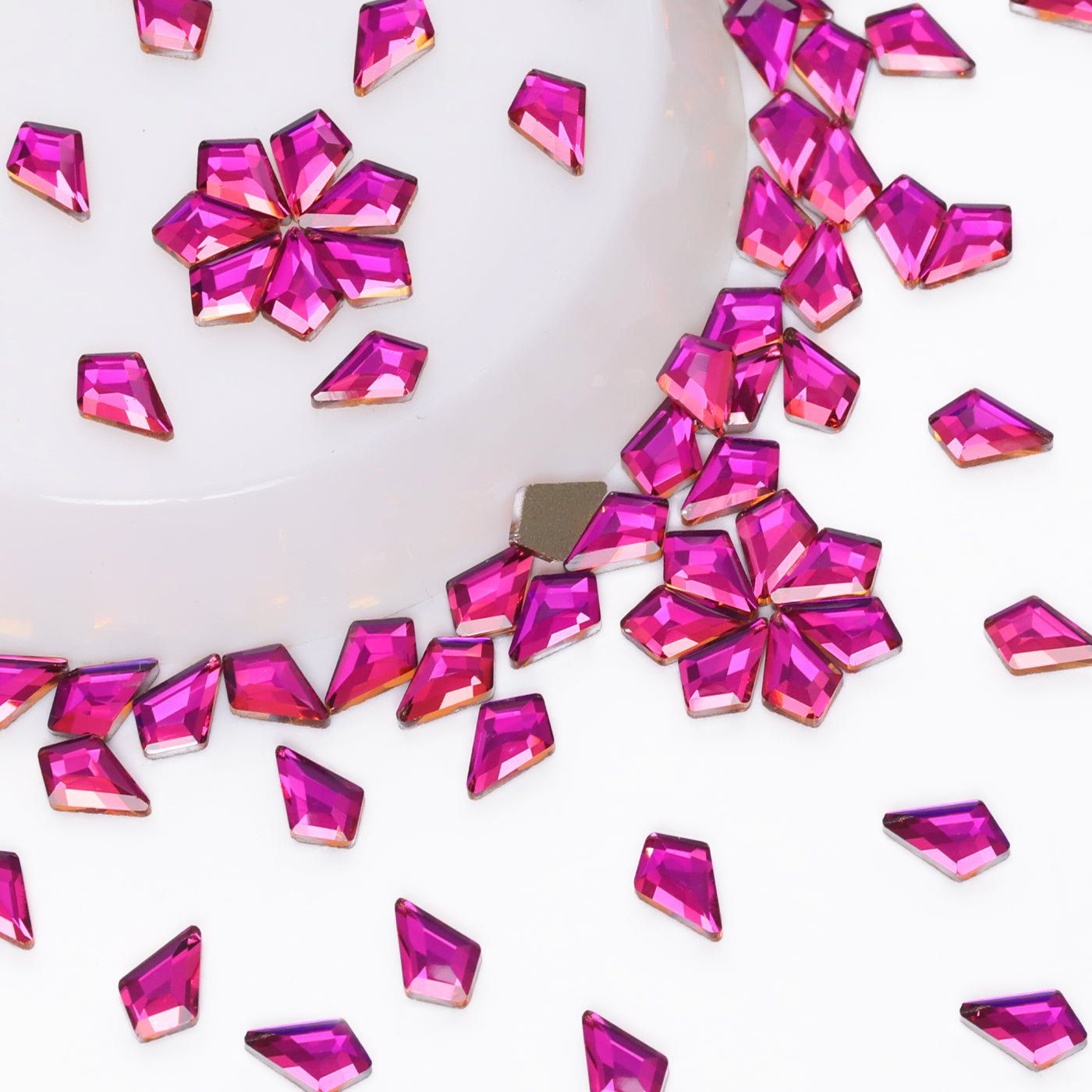 Arrow Shape Purple Volcano Flat Back Fancy Rhinestones WholesaleRhinestone