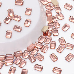 Octagon Shape Champagne Flat Back Fancy Rhinestones WholesaleRhinestone