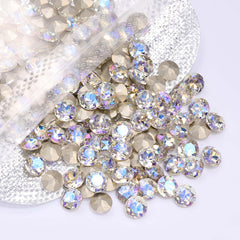 Moonlight Gemstone Flower Shape High Quality Glass Pointed Back Fancy Rhinestones