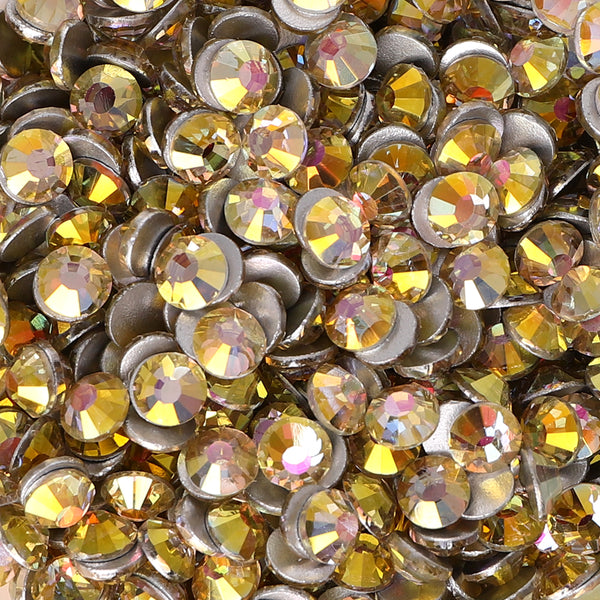 Silk Moonlight Glass FlatBack Rhinestones Silver Back WholesaleRhinestone